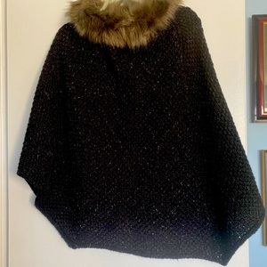 Ann Taylor Factory One Size Poncho NWT